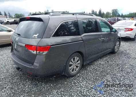 2014 Honda Odyssey Exl from USA, damaged, VIN 5FNRL5H69EB052823